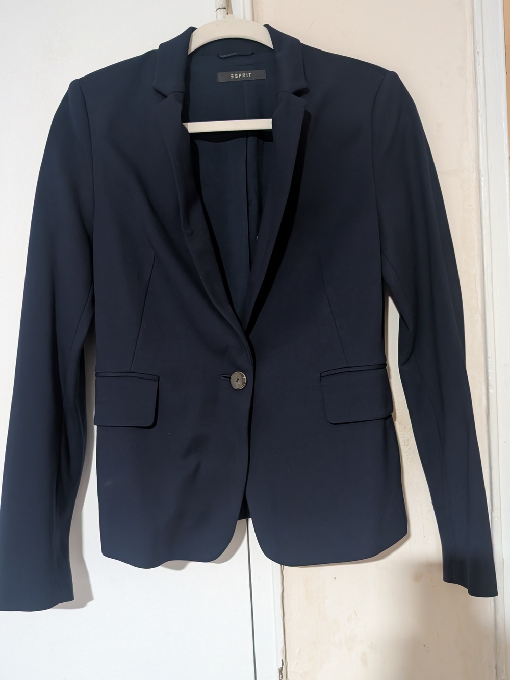 Esprit Women's Dark Navy Single-Button Suit Jacket